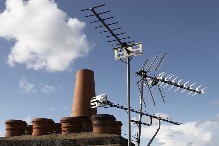 Over-the-air tv antenna installation