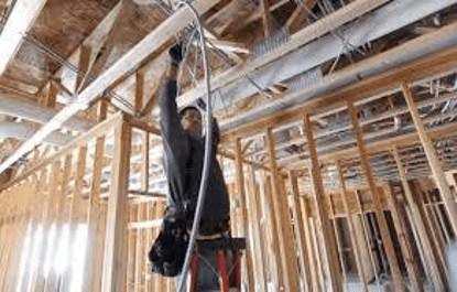 Post Pre-wire construction is a preemptive method of structuring wiring before adding drywall and other materials.